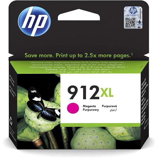 HP 912XL Yüksek Kapasite Magenta Kırmızı Kartuş 3YL82A